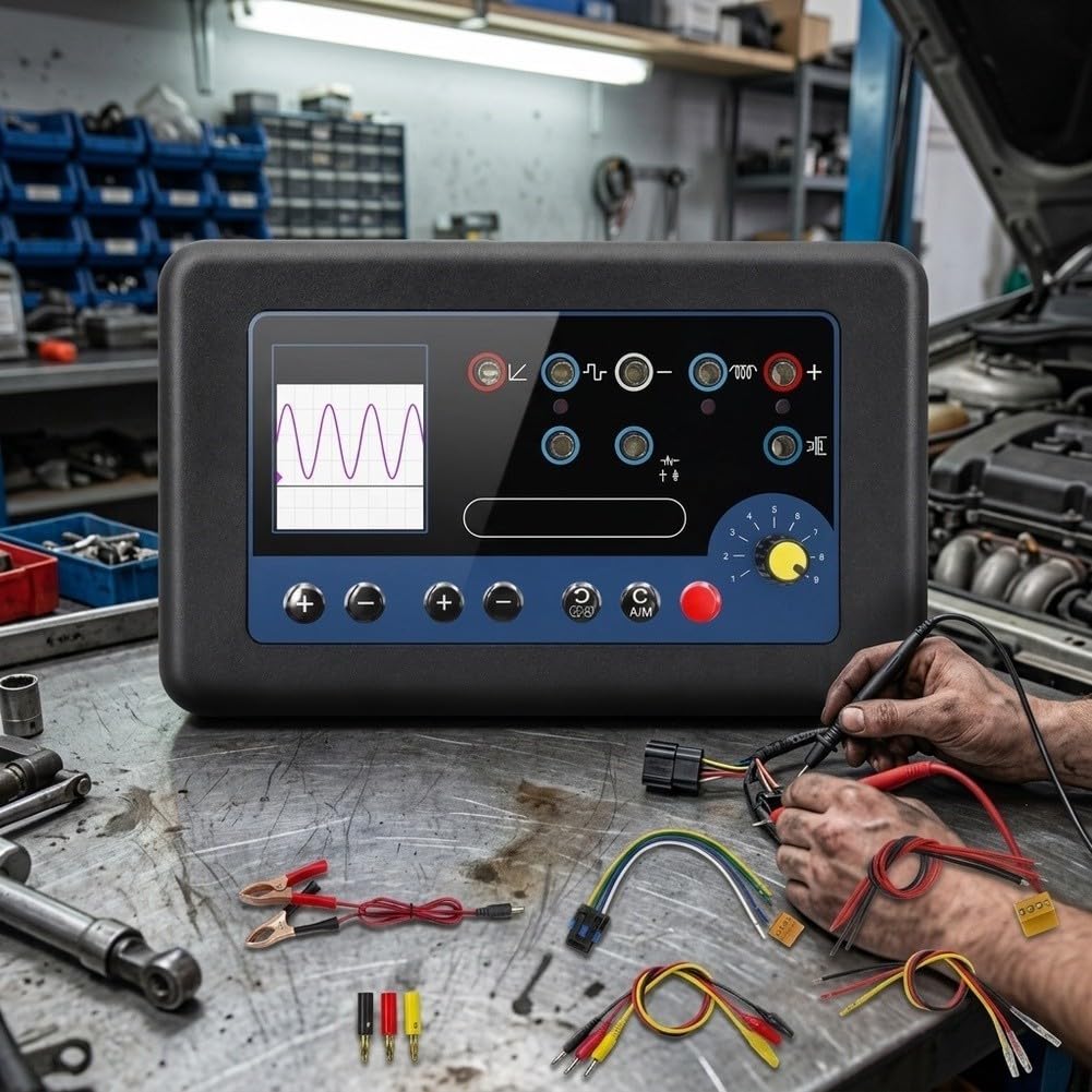 ReachMall Digitaler Kfz Prüfgerät 7 Modi Multimeter