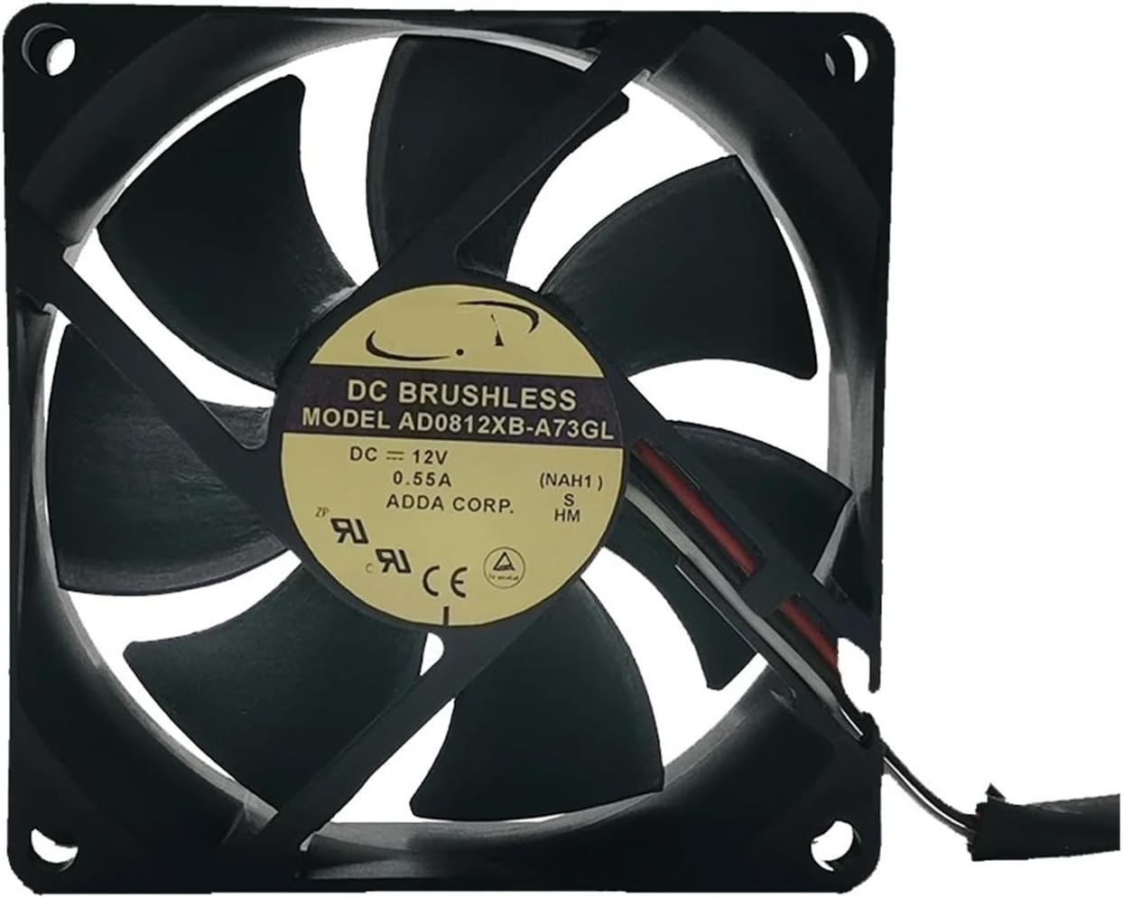 8025 12V 0.55a 3-Wire AD0812XB-A73GL Chassis Fan