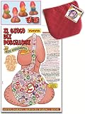DOR Gioco sexy Willy, il gioco da tavolo per adulti sexy e spiritoso con dadi e pedine, con elegante custodia in ecopelle