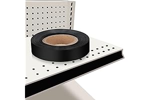 Black 130FT Gondola Shelving Price Tag Label Strip