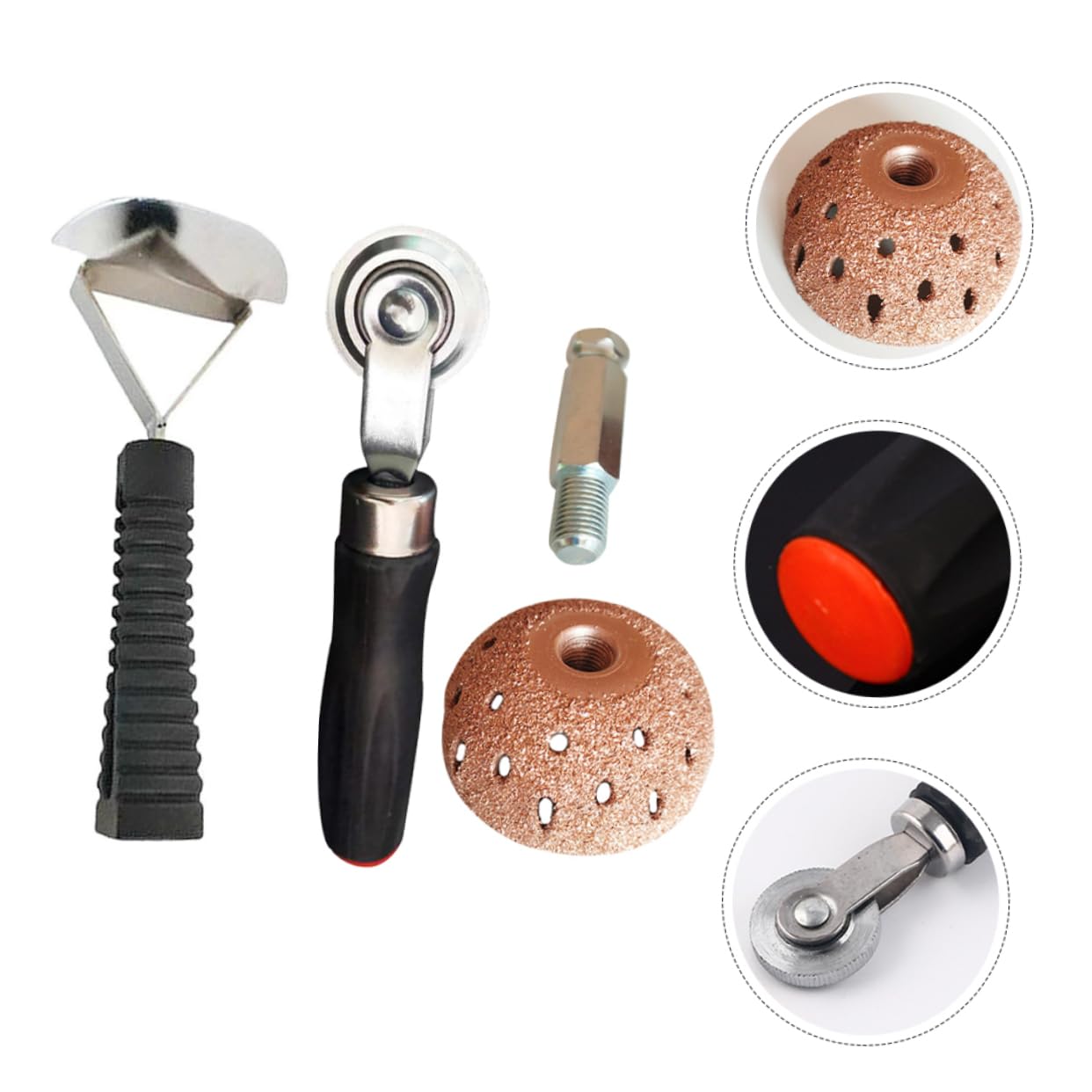 Kit Riparazione Pneumatici Auto e Bicicletta Strumenti Compatti e Robusti Rulli per Toppe Pressore e Spatola Facile da Trasportare e Usare per Manutenzione Gomme