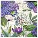 Michel Design Works 20-Count 3-Ply Paper Cocktail Napkins, Hydrangea