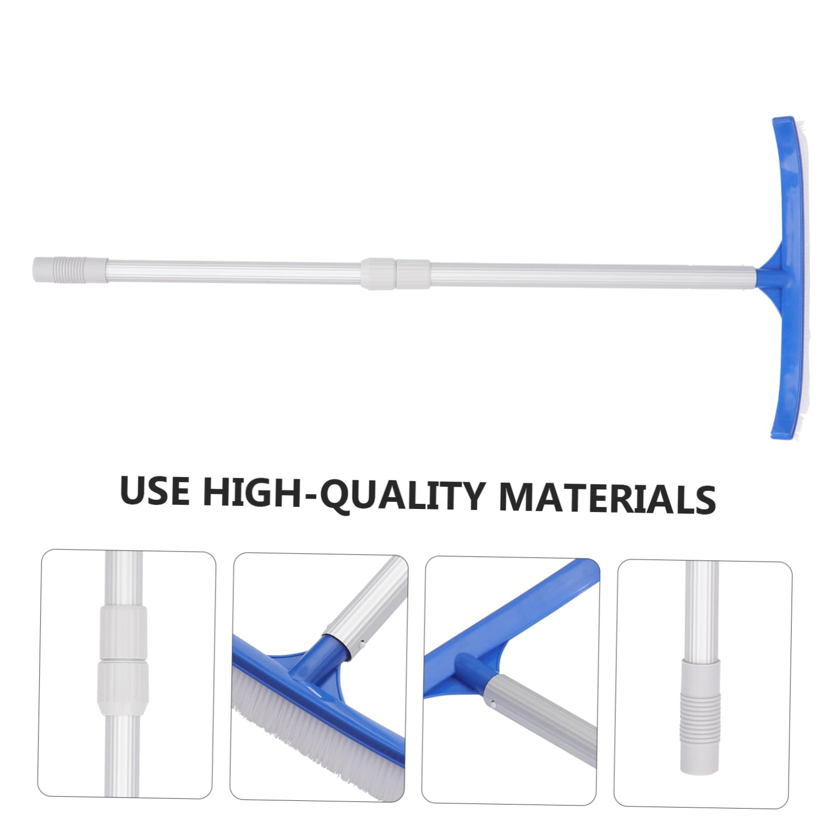 Brosse pour Piscine Bleue en Abs, 1 Lot, Nettoyage des Parois Fond