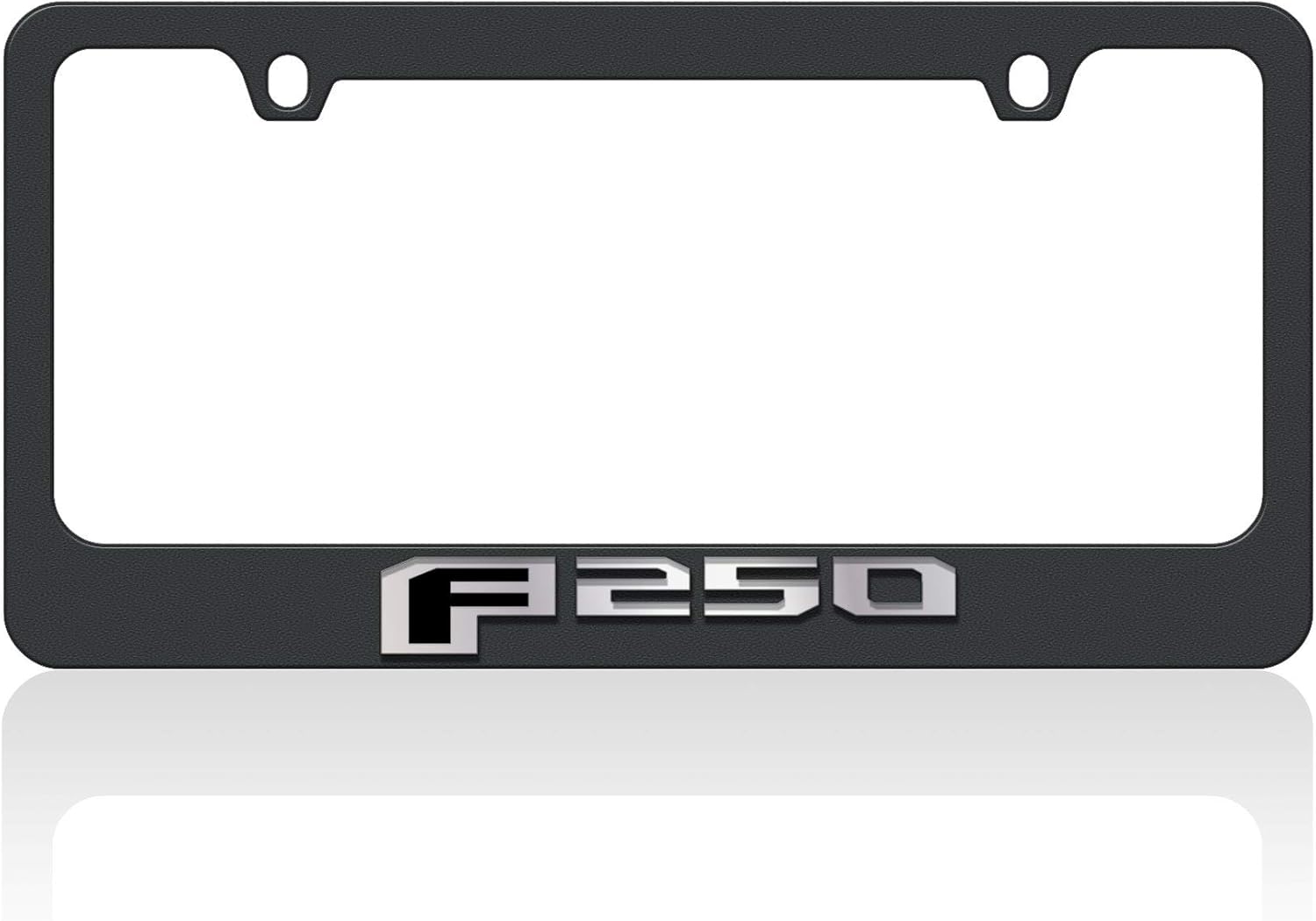 Black F-250 License Plate Frame by Eurosport Daytona