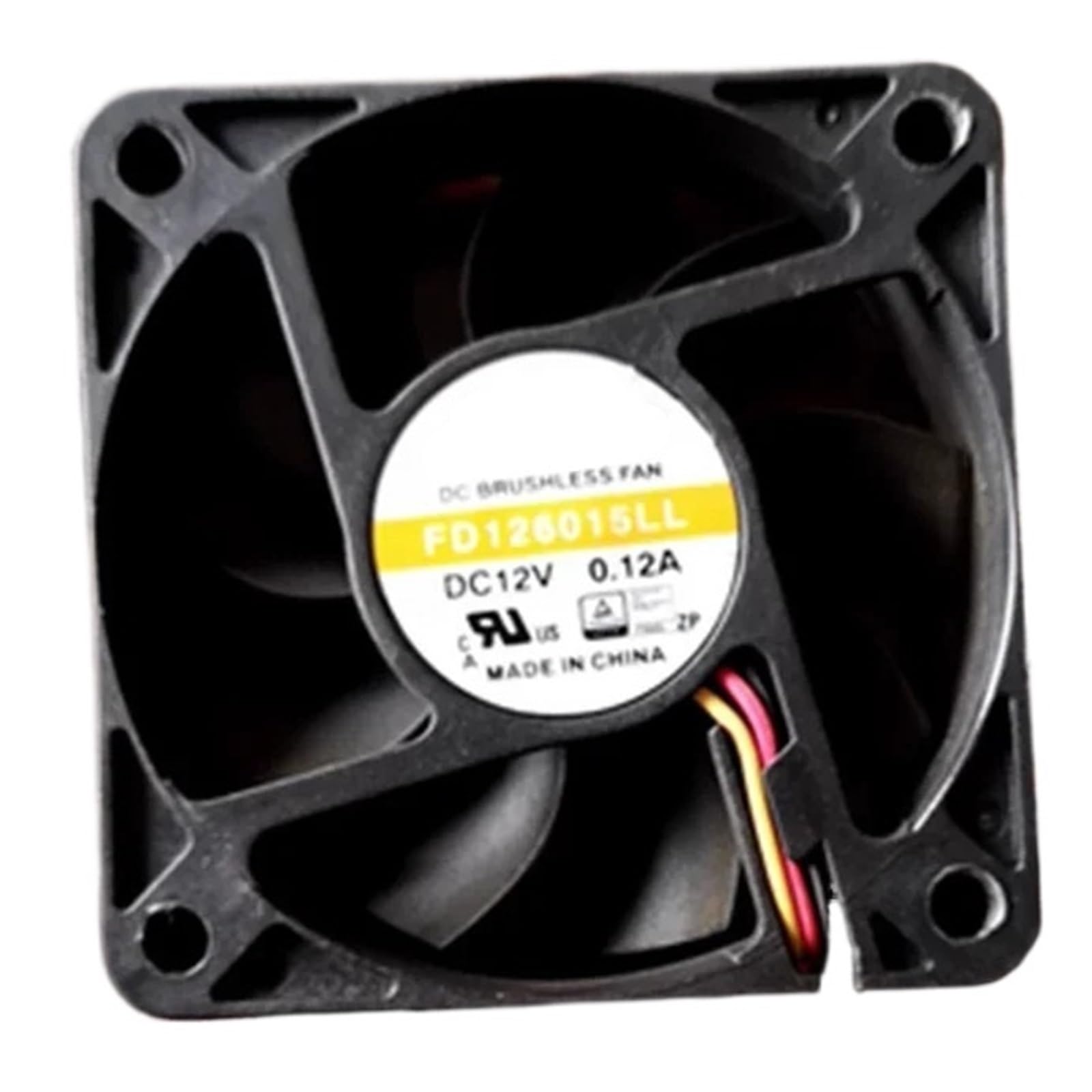 LZIKKGKI FD126015LL DC12V 0.12A 6015 Fan 2pin