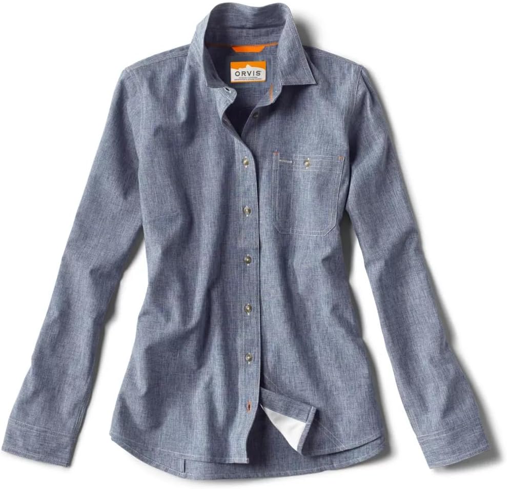 Orvis Women's Long-Sleeved Tech Chambray Work Shirt