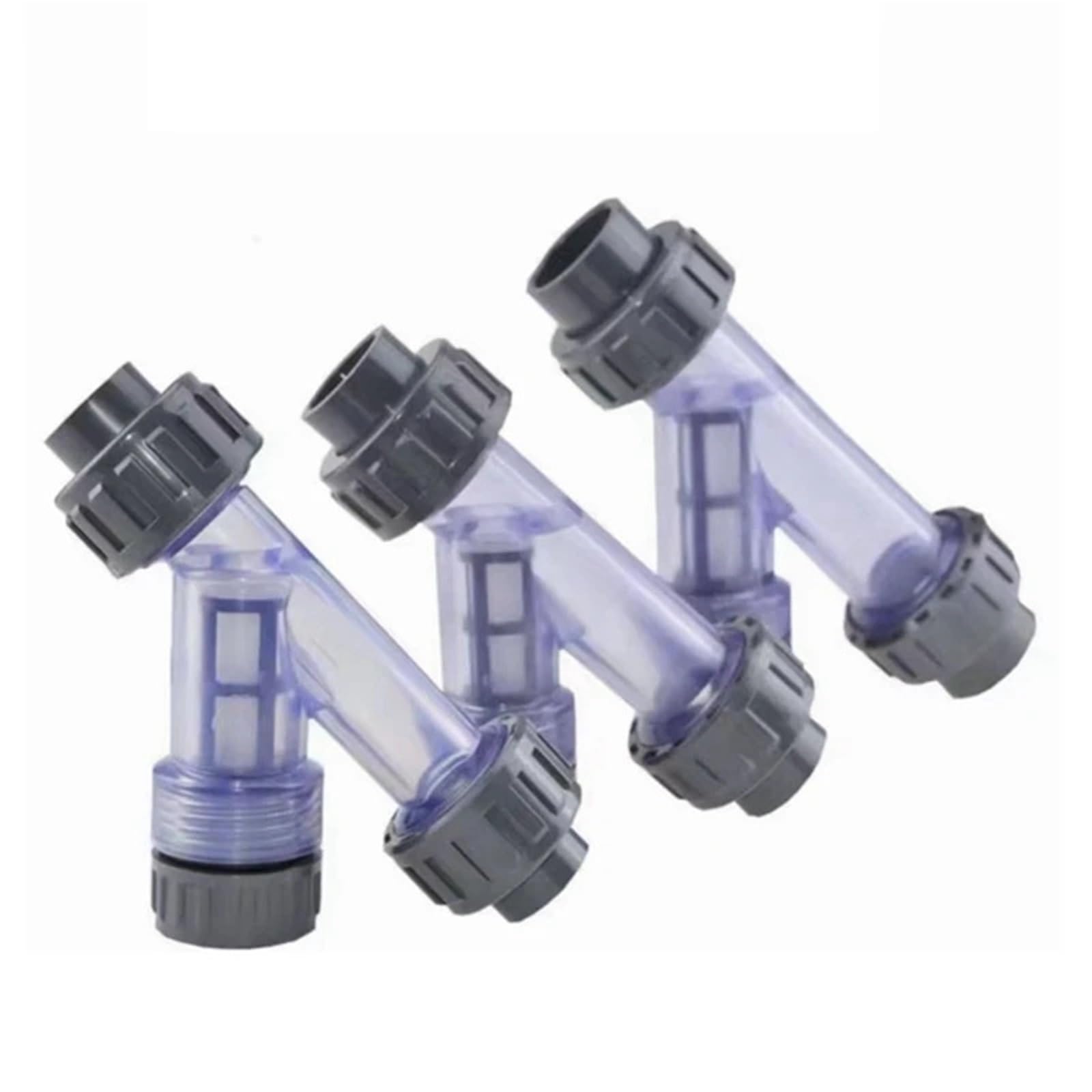Filtr siatkowy typu Y UPVC/CPVC, filtr Y w linii do chemicznego uzdatniania wody, 1 sztuka pompa dozująca (wewnętrzna średnica 32 mm)