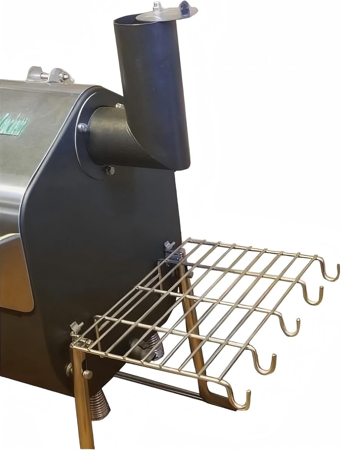 P-1025 Pellet Grill Side Tray Shelf with Hook - for GMG Outdoor Heating & Cooking Replacement Parts - BBQ Grill Stainless Steel Side Tray Shelf