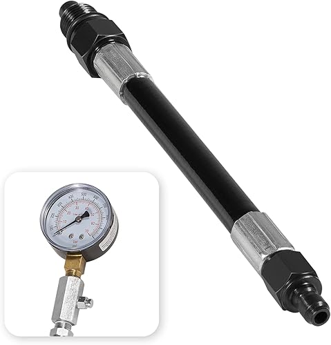 TU-15-24 Adaptador de prueba de compresión diesel M14-1.25 Adaptador de rosca de bujía incandescente para FordNavistar 6.0L y 6.4L Power Stroke,