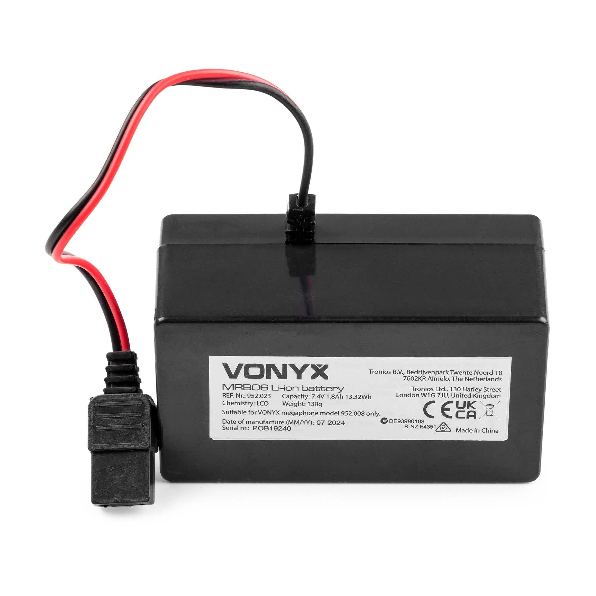 Vonyx MEG045 Megáfono 45W Bluetooth USB Micro SD Sirena Alcance 1000m