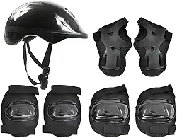 DM Toys Kit de Proteção Radical Plus Infantil Preto M 55-59cm, Radical, DMR5486