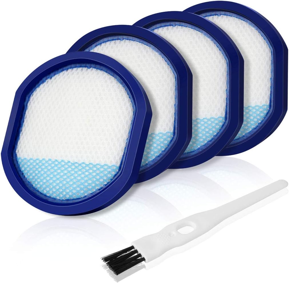 Lenink 4 Pack Replacement Filter Compatible with Hoover React Whole Home & Hoover Fusion Cordless Vacuums, Compare to Part # 440011434.