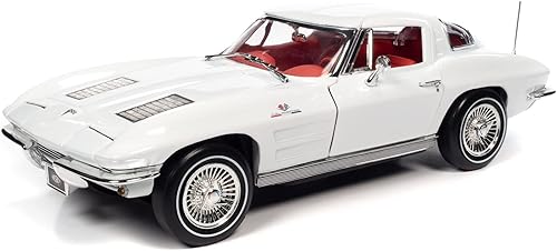 Miniatura 2 de American Muscle 1963 Chevrolet Corvette Coupe (MCACN) Escala 1:18 Diecast