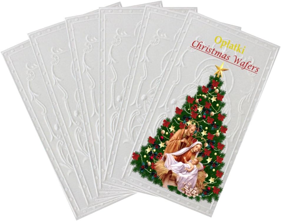 OPLATKI Traditional Christmas Wafers, Set of 6