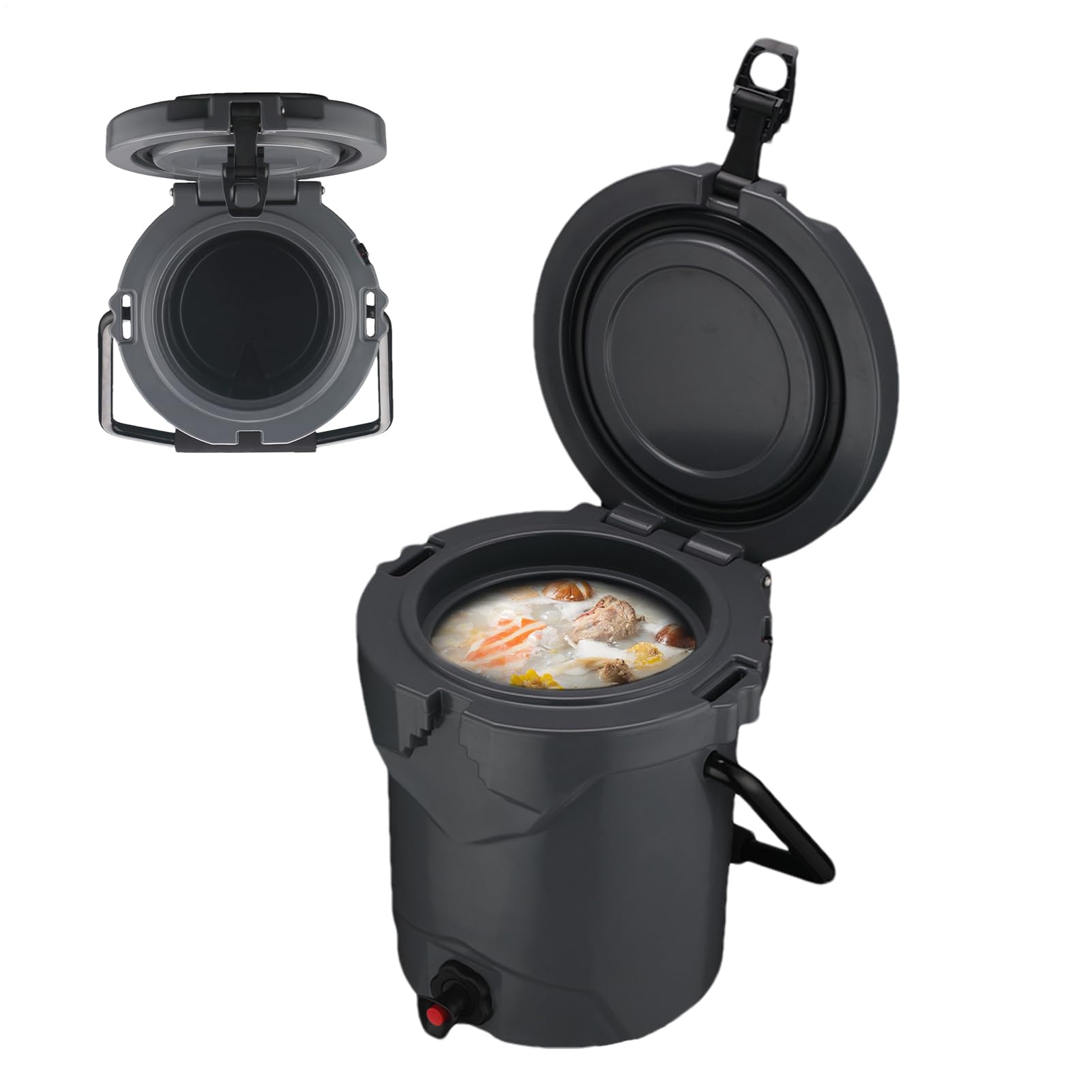Portable Cooler Portabevande Isolato | Box Frigo Isolato per Campeggiatori Escursionisti Picnic Eventi Sportivi Pesca Viaggi Feste Concerti Spiaggia Campeggio