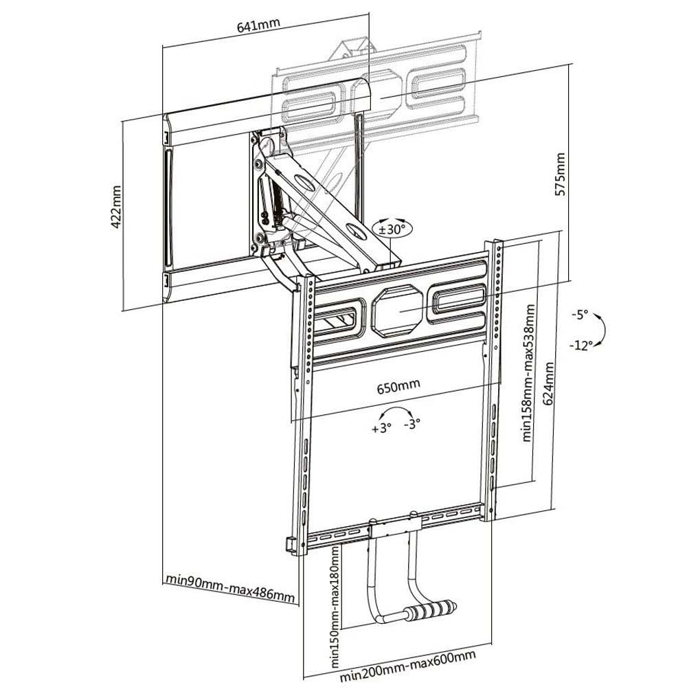 Equip Pro / 650326 - Soporte de Pared para televisores de 43 a 70"