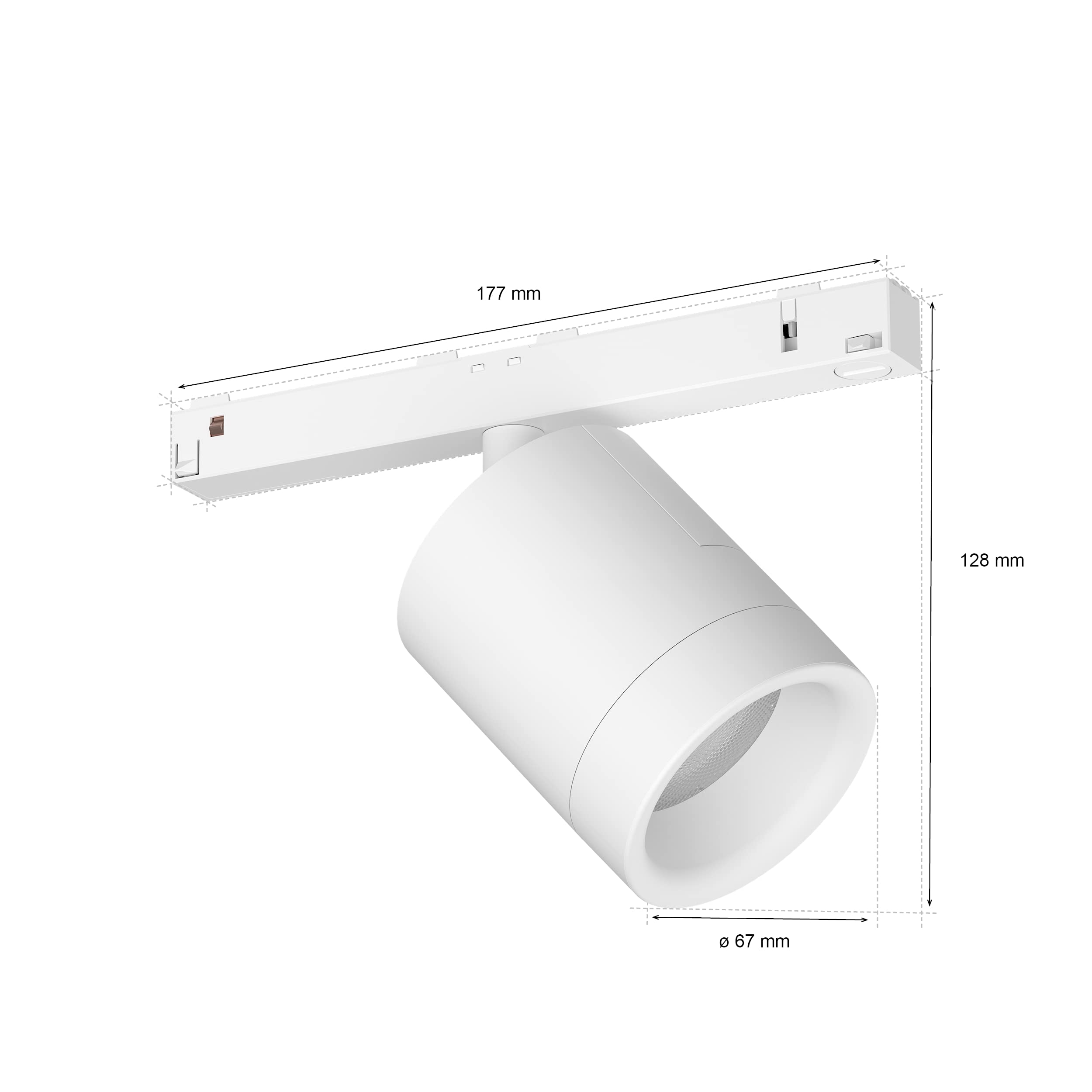Philips Hue White and Color Ambiance Reflektor Perifo, Biały