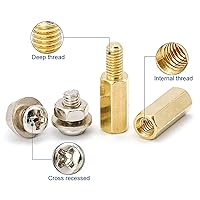 Vista 3 de NINDEJIN 910 tornillos de separación de placa base M3, espaciador de separación macho hembra con tornillos para laptop, kit surtido para ensamblaje