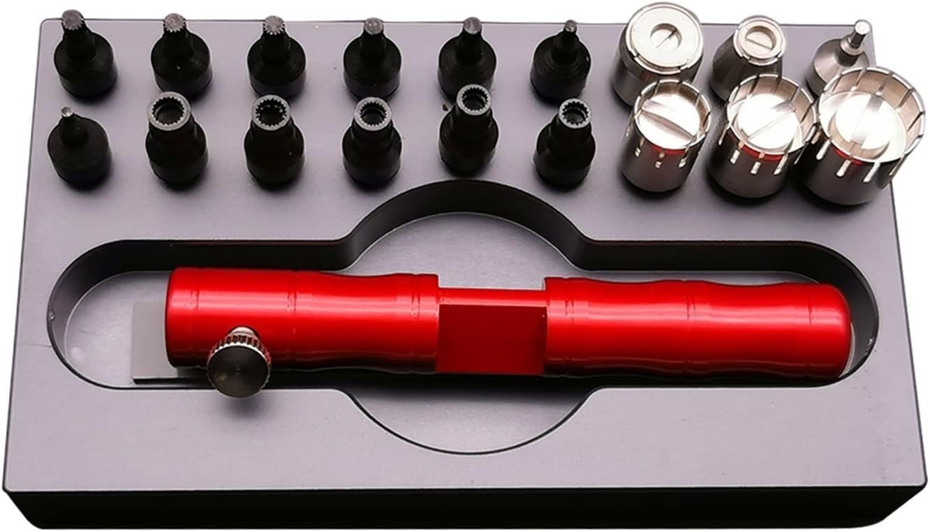 Kit de Herramientas for reparación de Relojes con Tubo de Empuje atornillado, Compatible con el Movimiento RLX.