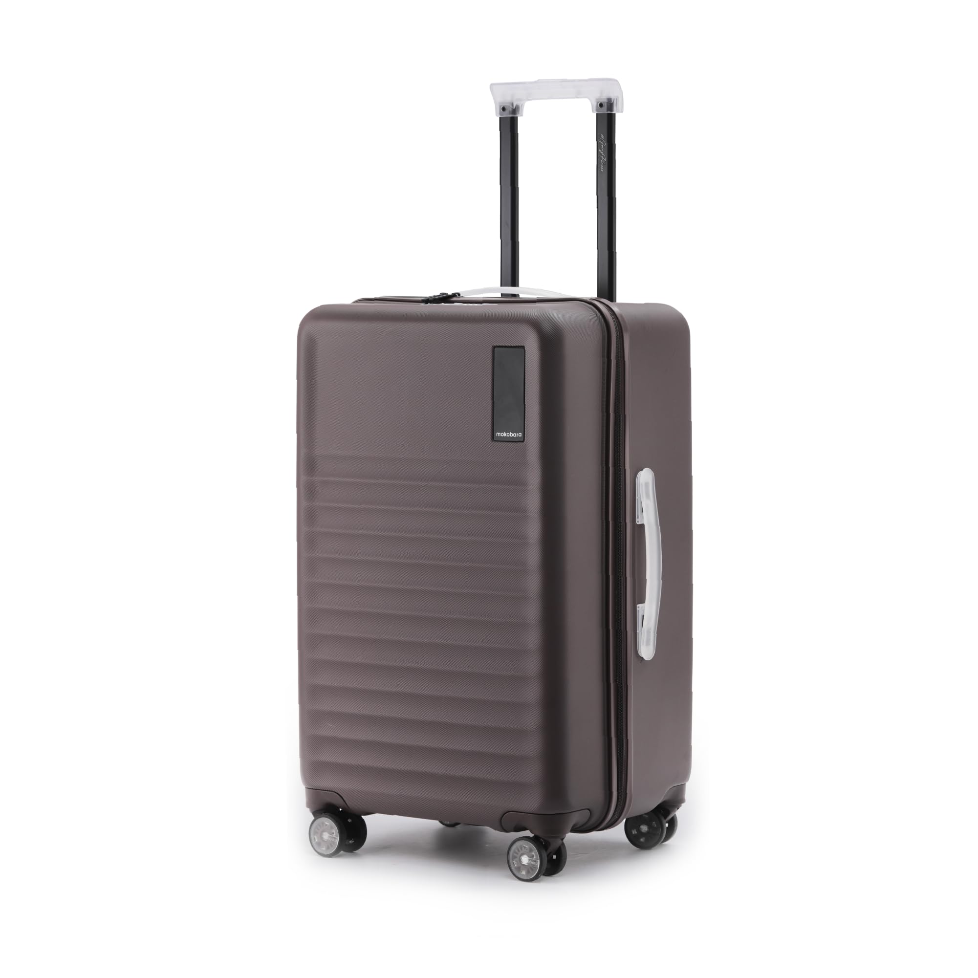 MOKOBARA Aisle Trunk Check-in Trolley Bag 65cm 70L Brown | Lightweight Polycarbonate Hardshell Frosted Hardware TSA Lock YKK Zipper 360° 8 Silent Ninja Wheels 7-14 Days Travel