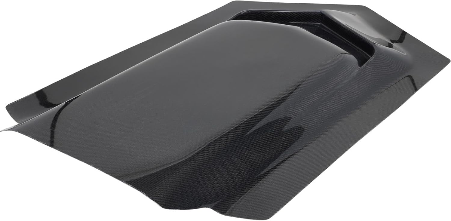 ZL1/L88 Corvette-Style Carbon Fiber Hood Scoop, 49 x 28 x 4