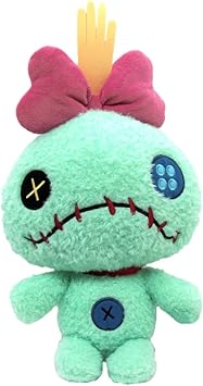 Amazon スクランプ ぬいぐるみ もこもこ リロ スティッチ ディズニー クリスマス プレゼント 誕生日 お祝い ギフト インテリア 生活 雑貨 リゾート 限定 ぬいぐるみ おもちゃ