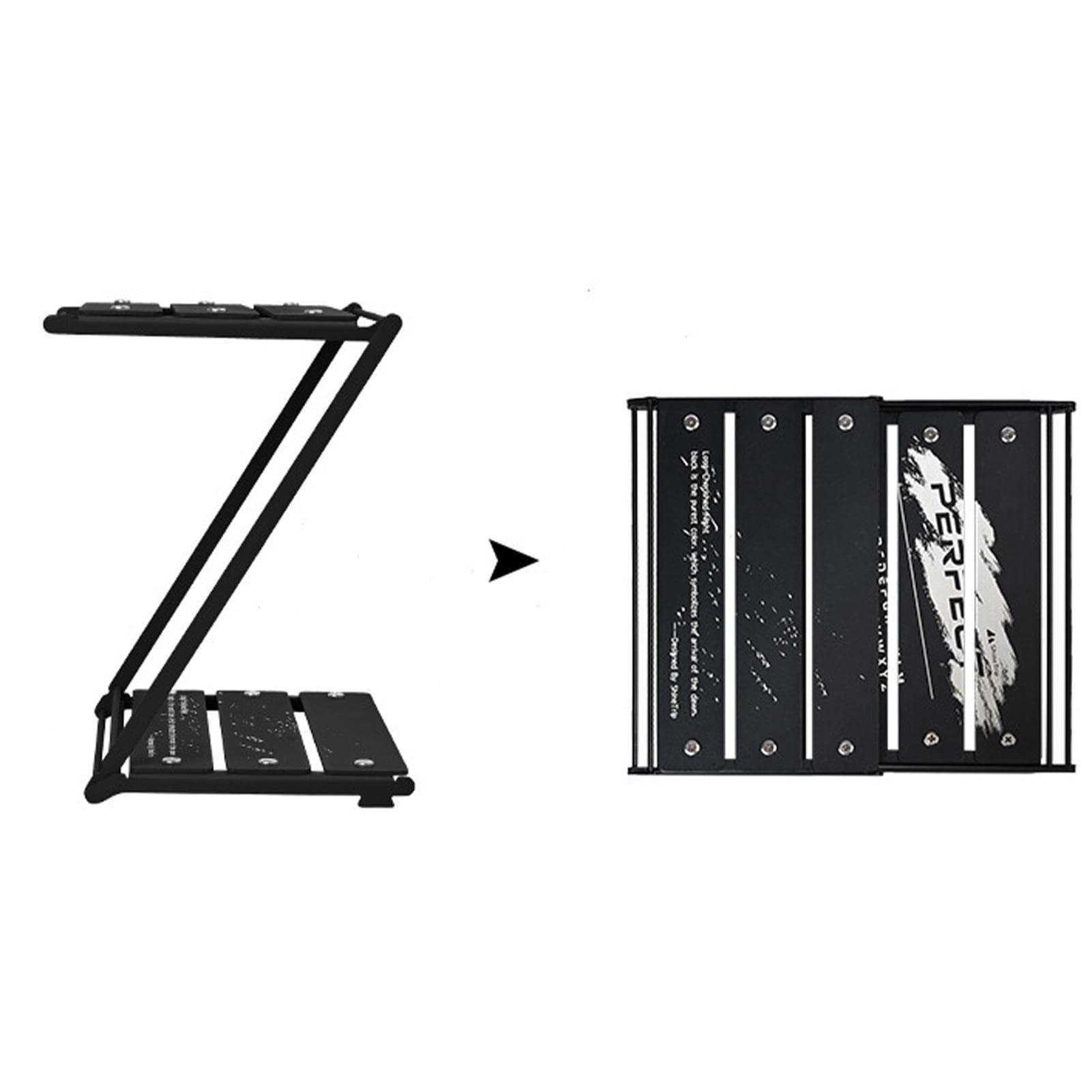 Zusammenklappbare Regale | 2-lagige faltbare Regale für | Campingaufbewahrung | leichtes, stabiles Campingzubehör, Aluminiumlegierung, Karbonstahlregal für Grill, Balkon
