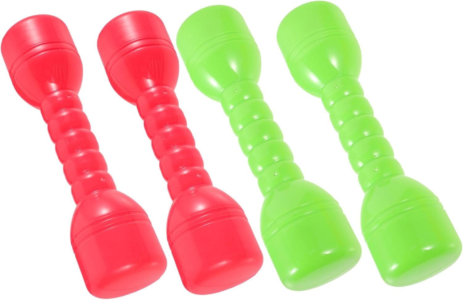 4pcs Water Swim Barbells for Boy Girl Safe Material Comfortable Grip Aquatic Exercise Equipment for Water Aerobics and Fitness Training