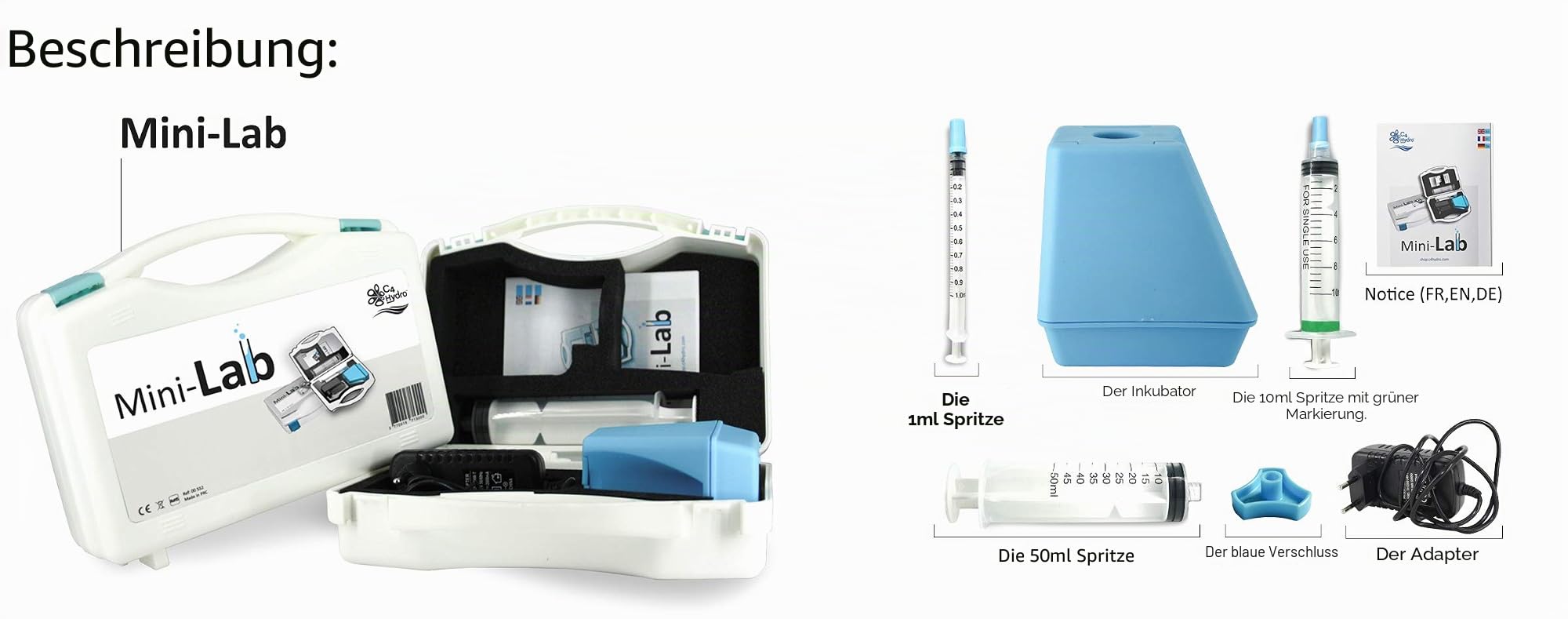 Legionella & Coliforms Water Test Starter Kit – 1 x Starter Kit – Erkennung von legionellen Bakterien und Koliformen (einschließlich E. coli) im Wasser. Testen Sie Ihre warmen Sanitär- und