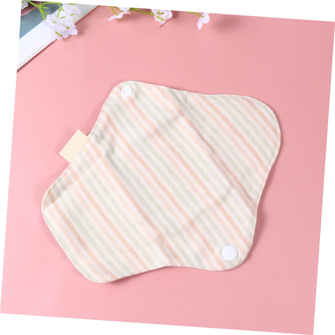 KOMBIUDA 3 Juegos De Compresas Lavables Para Mujer Superabsorbentes Reutilizables Suaves Y Transpirables Para Viajes Con Estampados Aleatorios 5 Unidades X 3