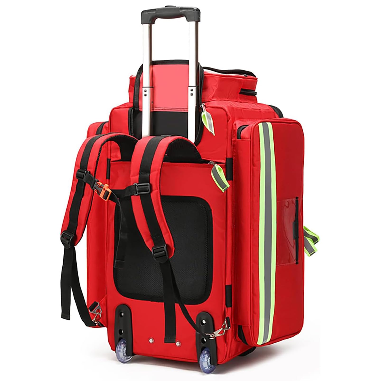 Bolsa de emergencia para primeros auxilios, mochila portátil para trauma con múltiples bolsillos para senderismo, camping, equipo de supervivencia