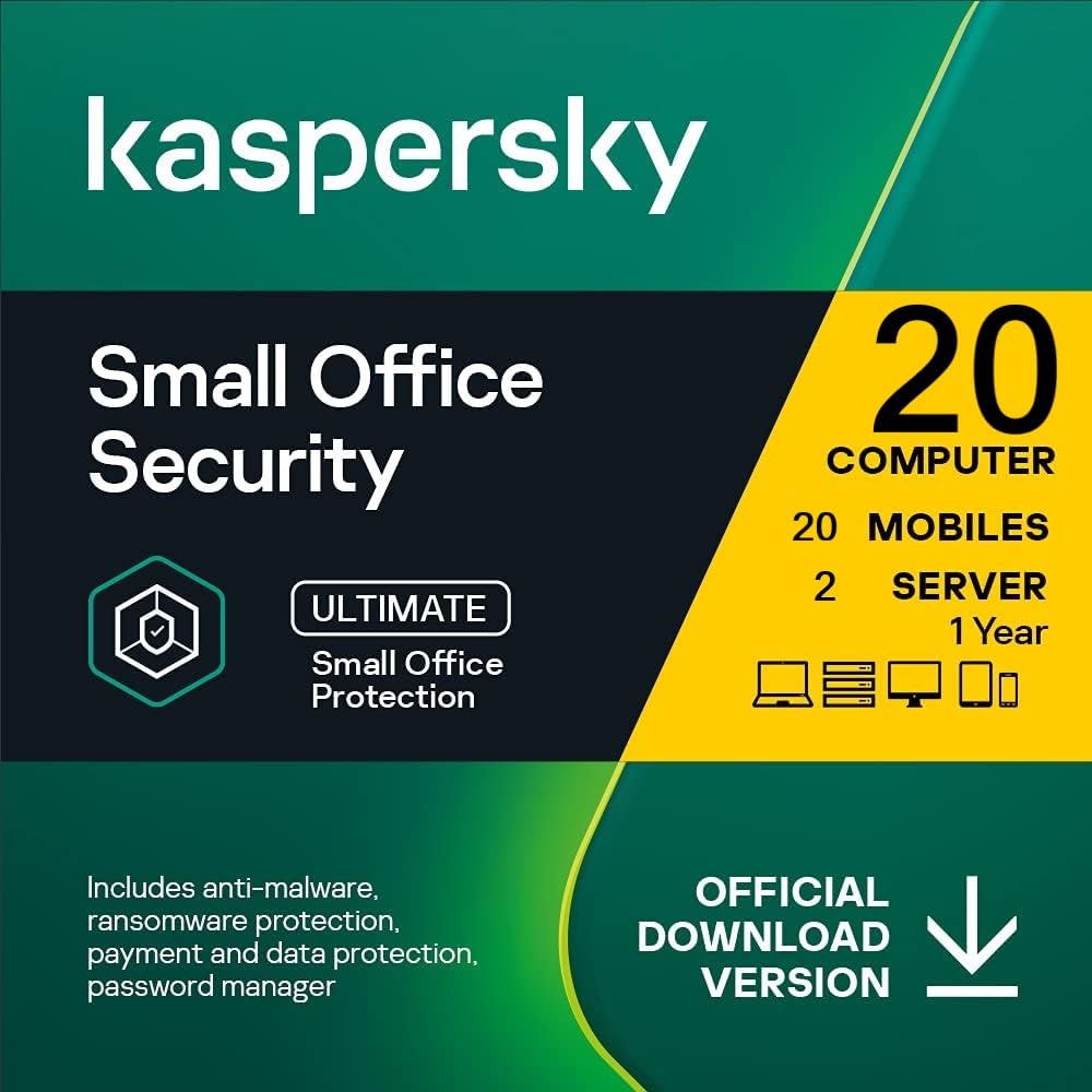 Kaspersky Small Office Security | 20 Devices | 20 Mobiles | 2 Server | 1 Year | Instant Delivery-image-39