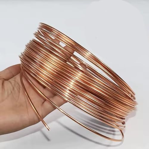 Weiche Kupferwicklungstube, T2 - Rotkupfertubing, Kapillarmetallrohre für Klimaanlagen und Kühlungen, 5 Meter (2.0mm/5 Meter Kupferrohr) Weiche Kupferwicklungstube, T2 - Rotkupfertubing, Kapillarmetallrohre für Klimaanlagen und Kühlungen, 5 Meter (2.0mm/5 Meter Kupferrohr)