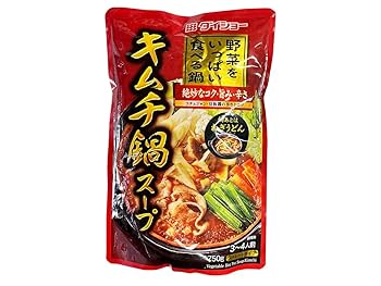 Amazon.co.jp: ダイショー キムチ鍋スープ 750g （パック） 鍋