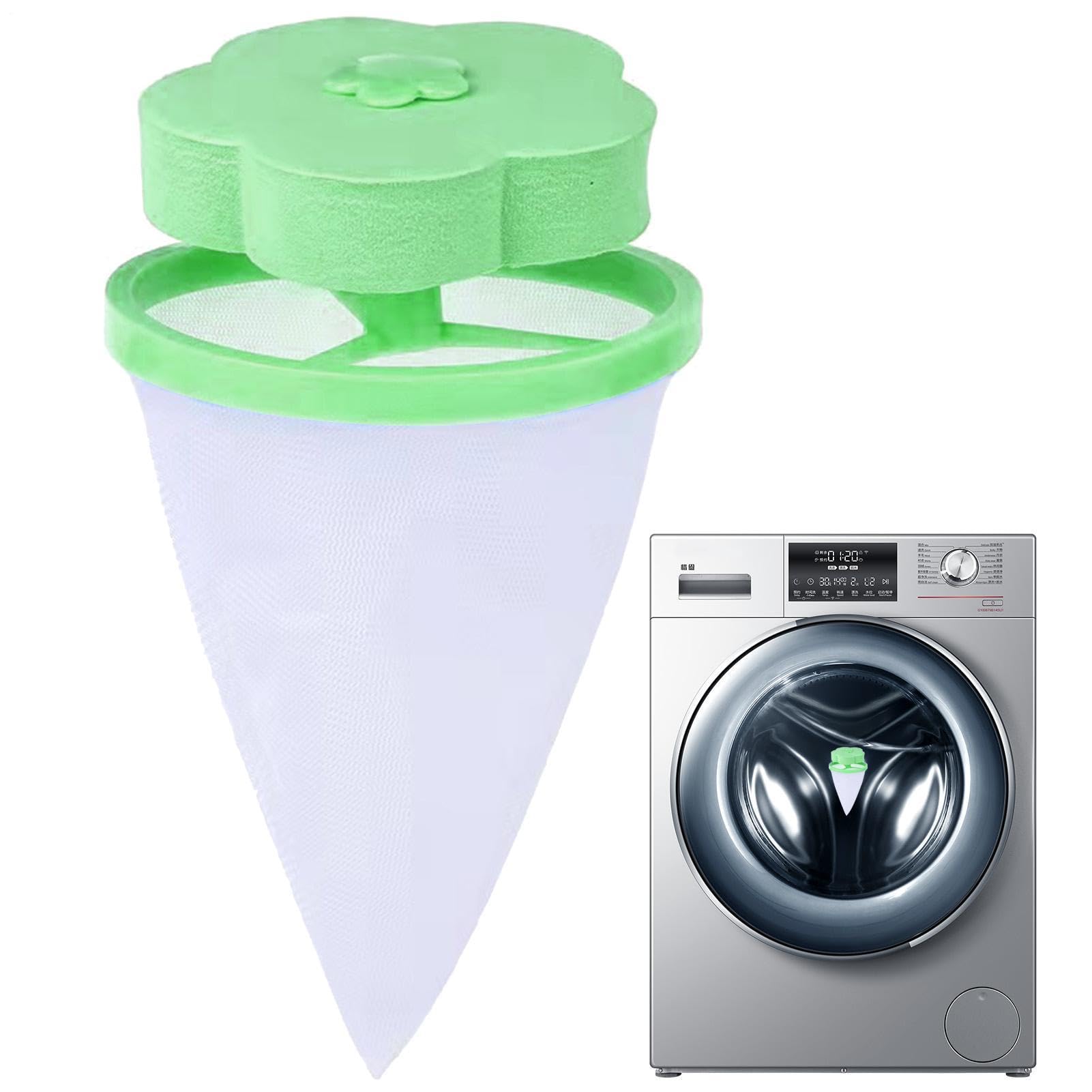 Washing Machine Hair Catcher,Reusable Hair Filter Bag for Laundry - Plum-Shaped Cleaning Mesh Bags, Household Floating — view 9