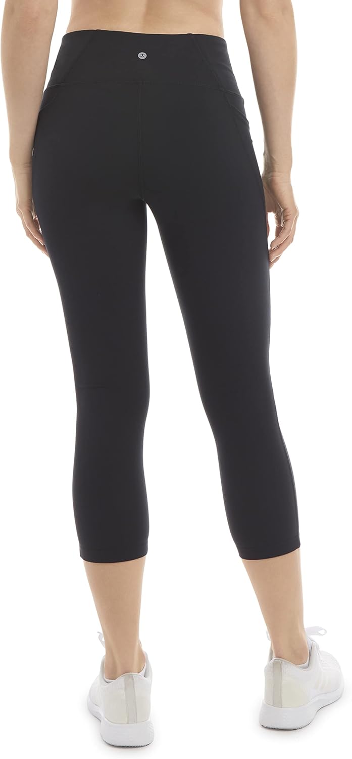 Danskin Womens Curved Contour Capri Leggings - Image 3