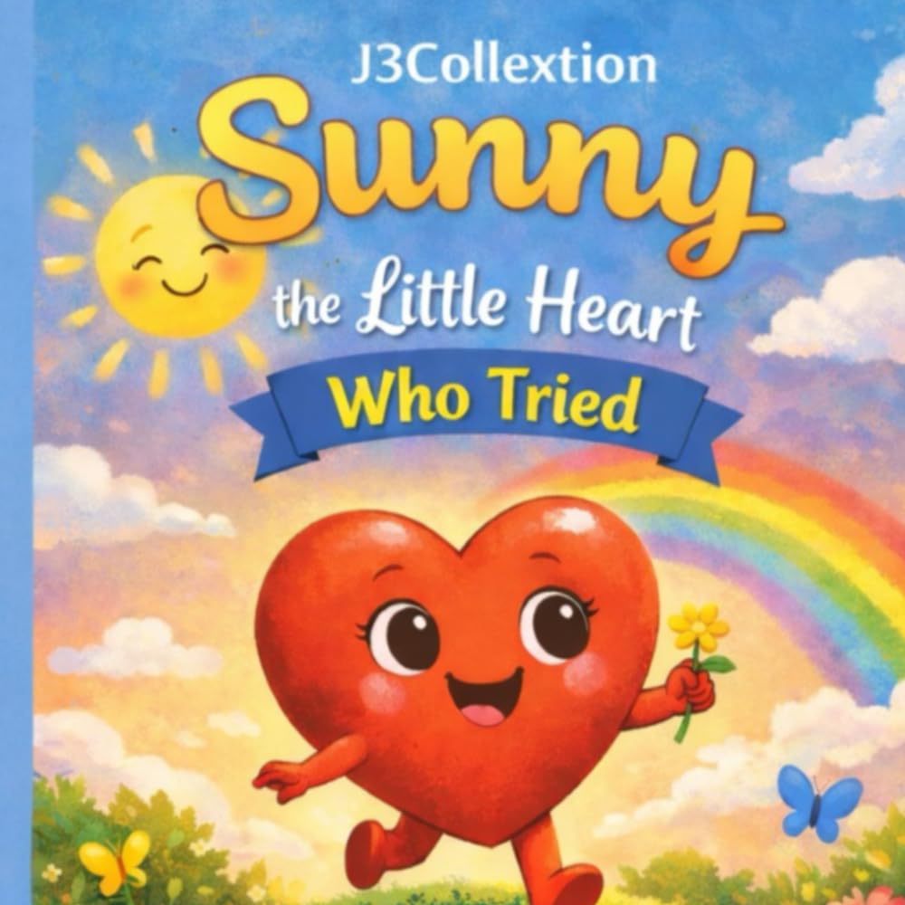 Sunny the Little Heart Who Tried: A Gentle Story About Bravery, Feelings, and Learning to Try Again