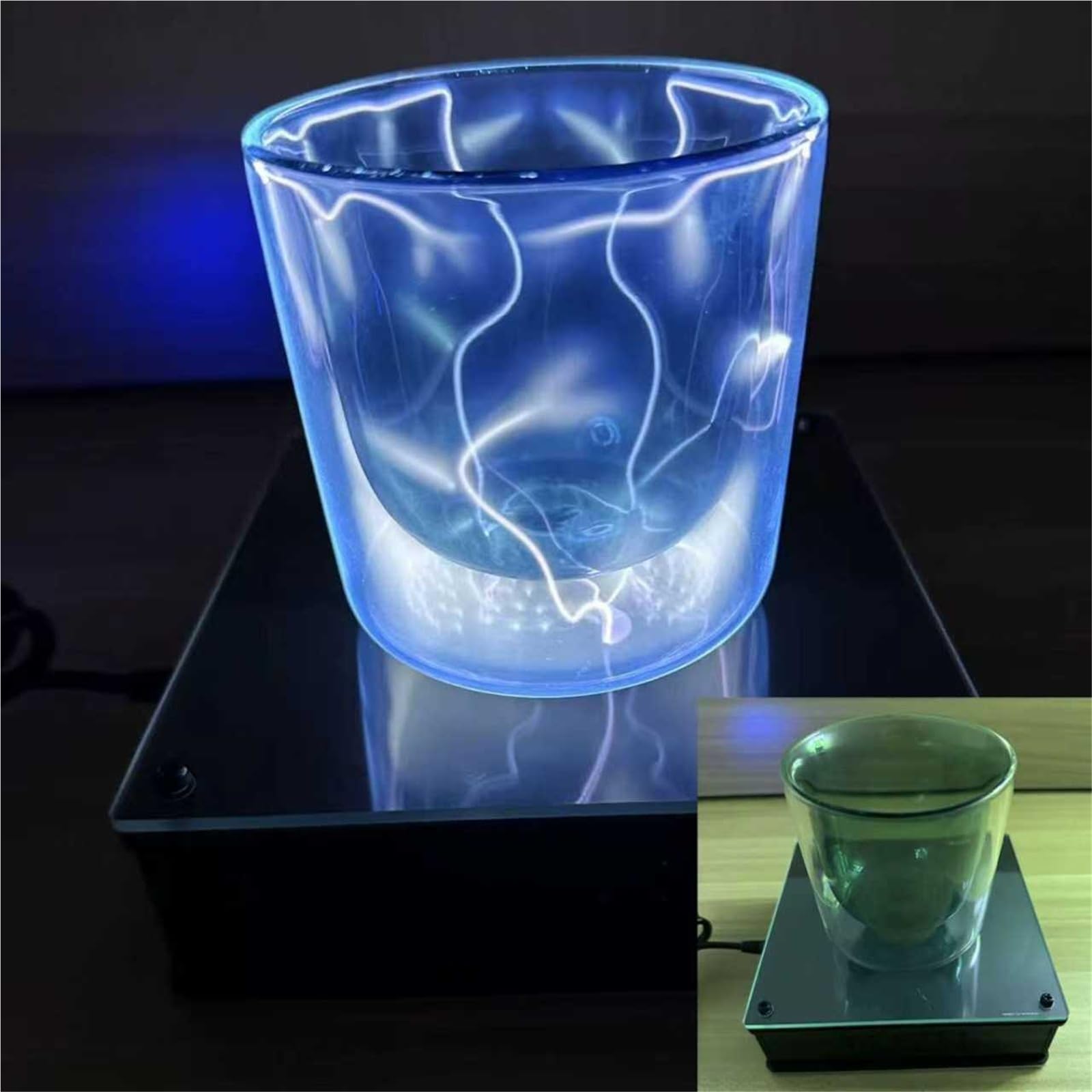 Lámpara de rayos eléctrica, lámpara de plasma para decoración de fiestas, regalos científicos y señal de advertencia al aire libre