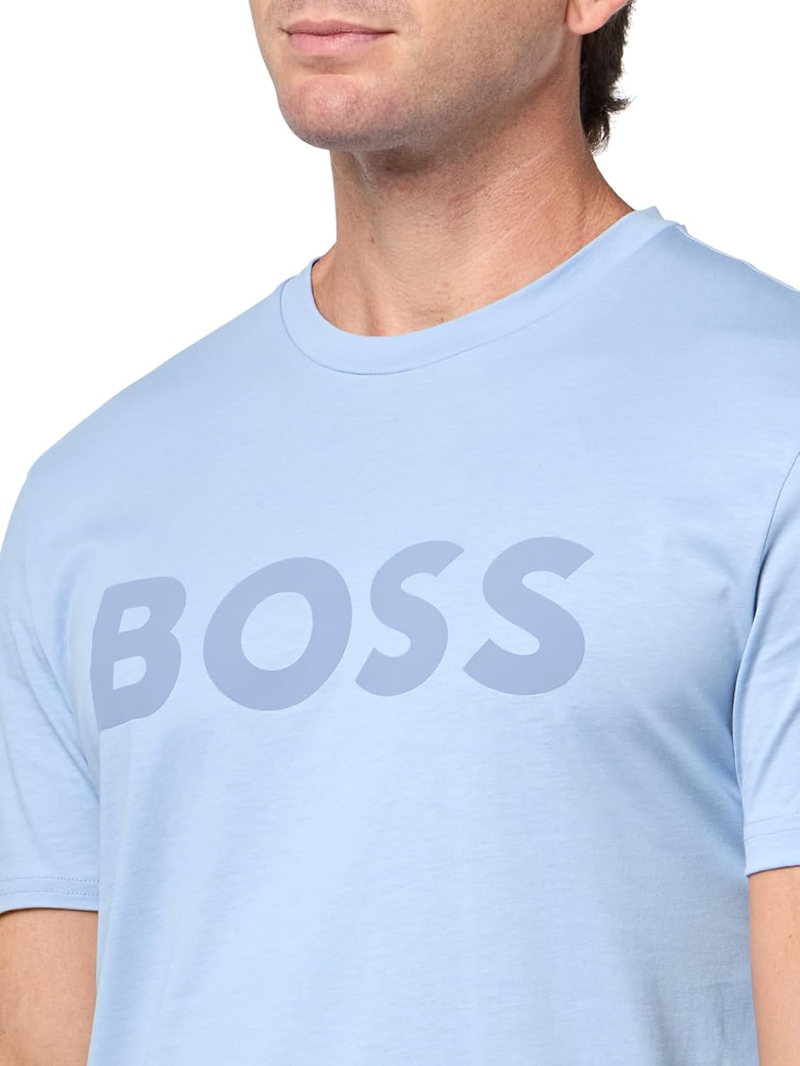 BOSS Mens Modern Bold Logo Stretch Jersey T-shirtT-Shirt - Image 3