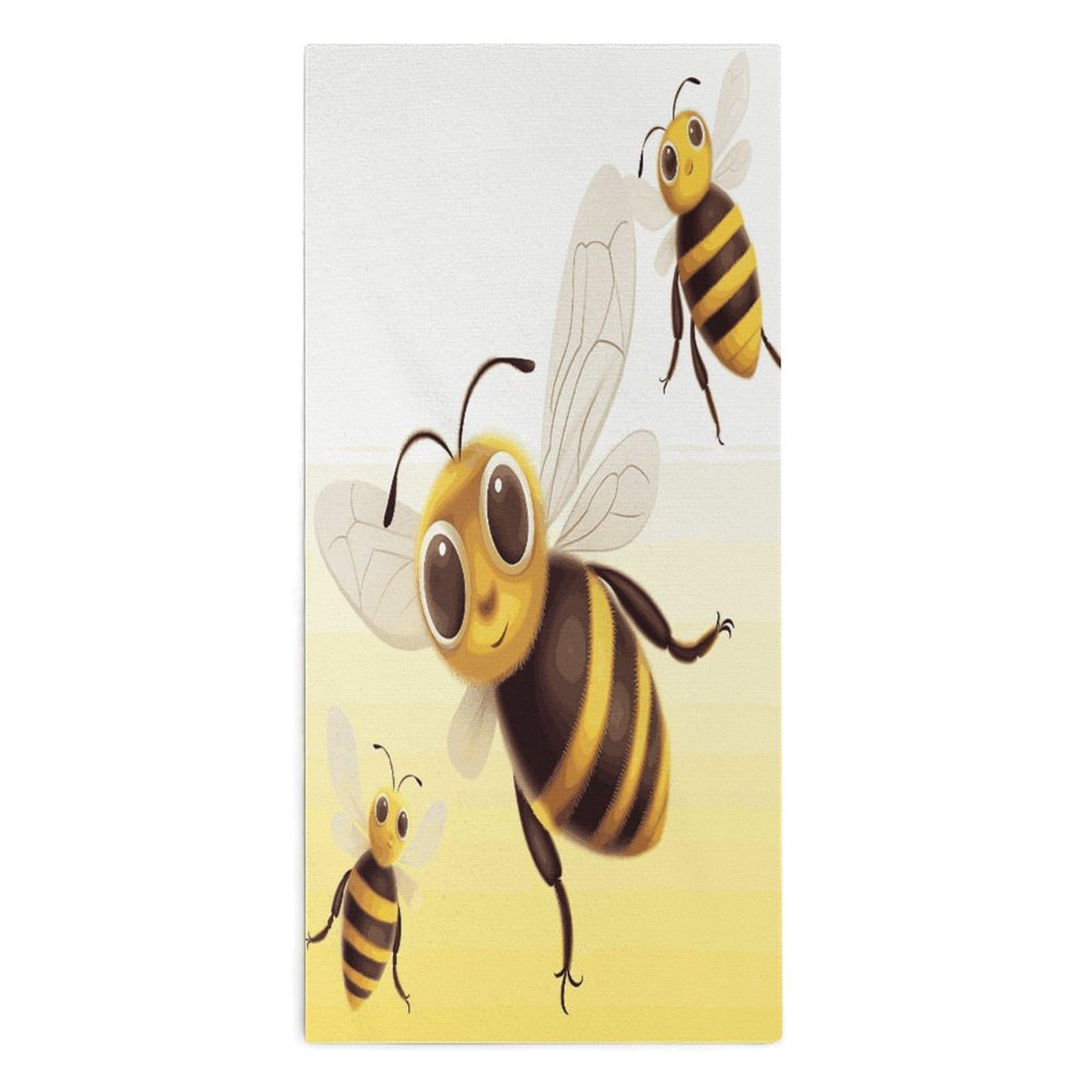 Btcowzrv Style Honey Bee1 Bath Towel Beach Towels Shower Towel