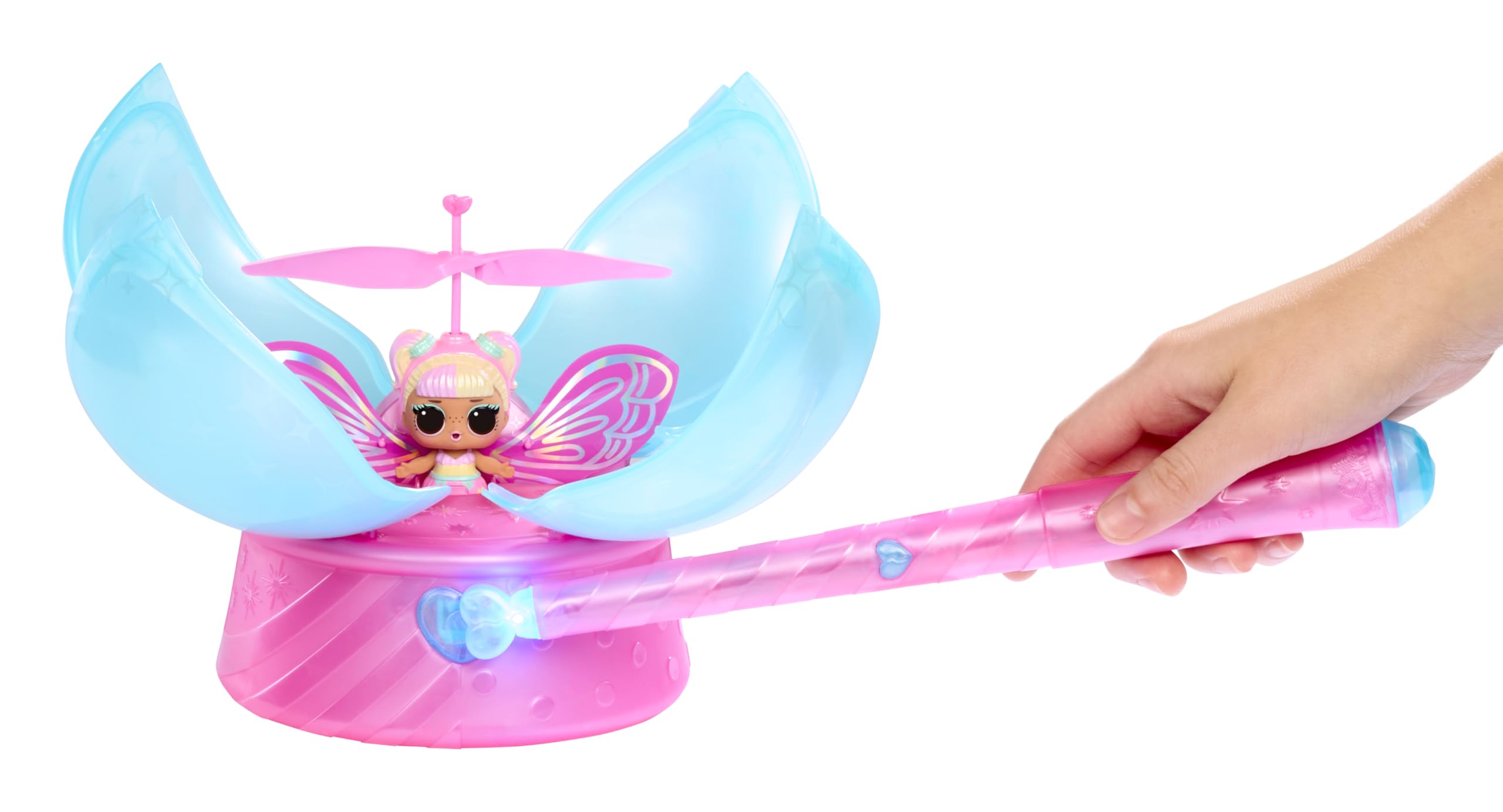 L.O.L. Surprise! Magic Flyers Fairies Tots - Flower Child - Comprend 1 Poupée et Une Baguette Magique, Présentée dans Un Emballage en Forme de Fleur, Collectionnez Les 2