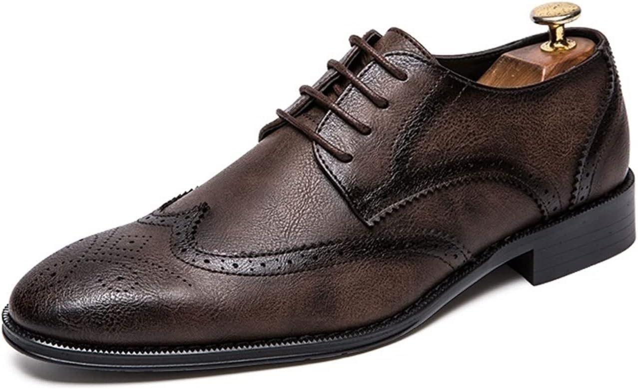 ZWENDE Womens oxford shoes Women Marton Shoes Genuine Leather Latest British Style Platform Women Oxford Shoes Large Size Slip-On Women Loafers (Color : Brown, Size : 39)