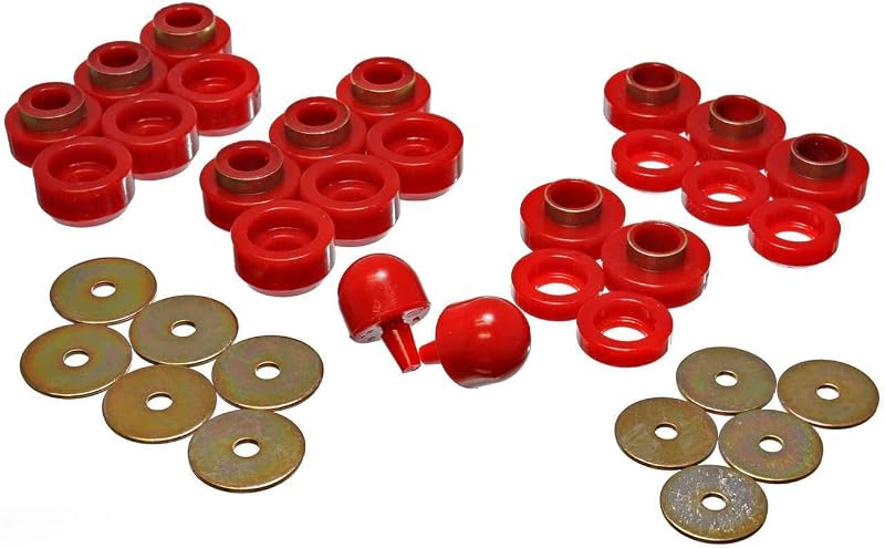 Kit de buchas de montagem da carroceria Energy Suspension 2.4107R TJ – 1 conjunto