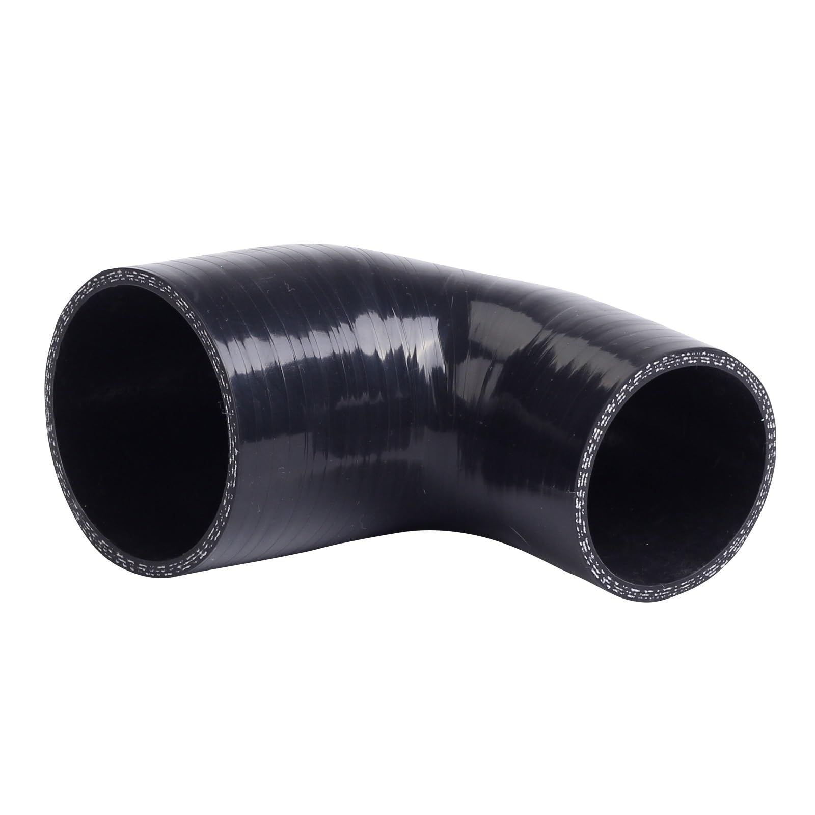 Przewody i węże ciśnieniowe Wąż silikonowy kolankowy 45 stopni 38 51 57 63-89mm gumowy złączka rura podłączenia zimnego powietrza turbosprężarki(102mm-Black)