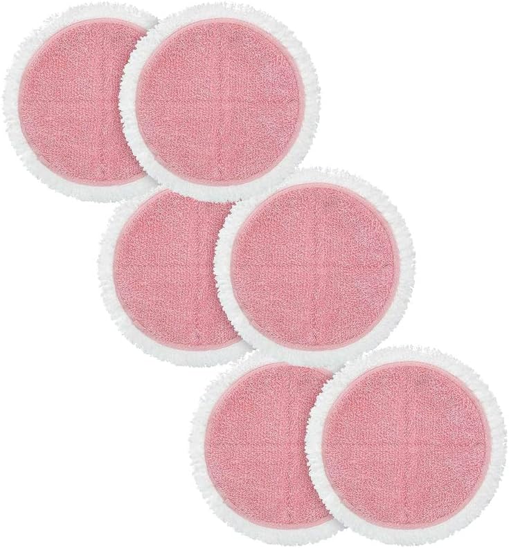 9-inch - Electronic Dual Spin Mop & Polisher Replacement Mop Heads - 3 Sets