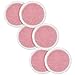 Elicto Electronic Dual Spin Mop and Polisher Replacement Mop Heads (3 Sets (Pink))