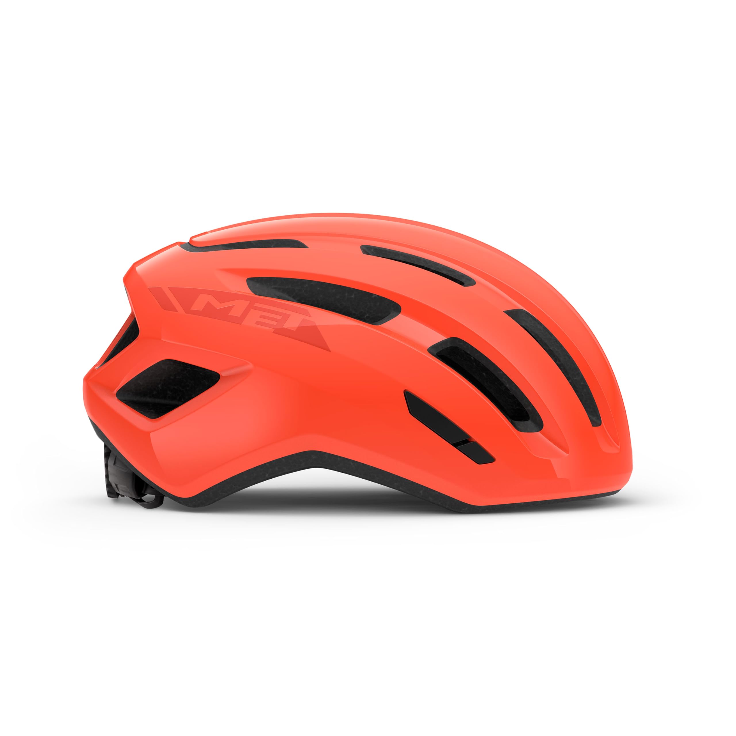 MET Miles City Cycling Helmet, Glossy Coral, Size 52-58cm, Coral Glossy, S/M - Image 3
