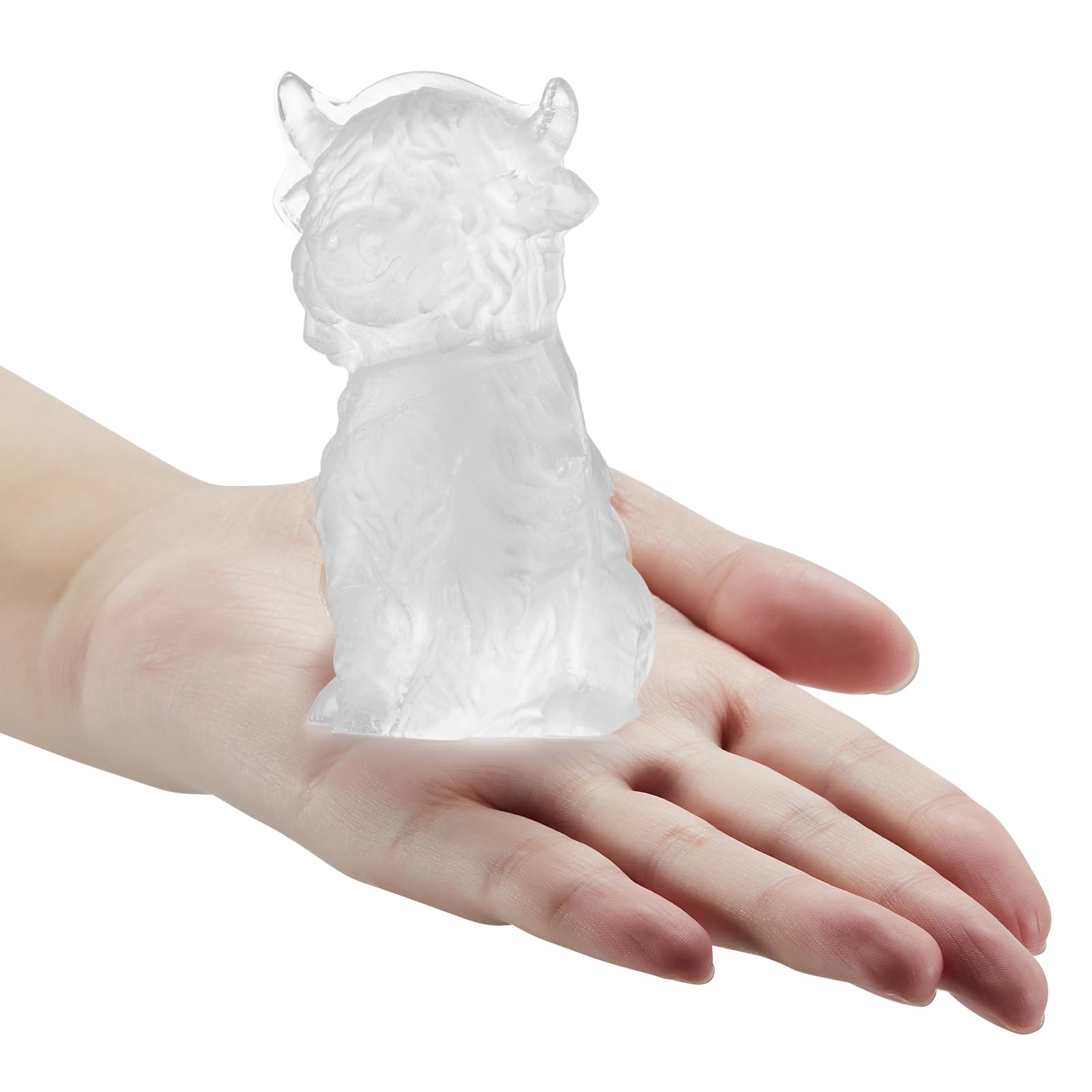 Highland Cow Eisbecher Set - 2 Becher Mit Löffeln & Frostschutz