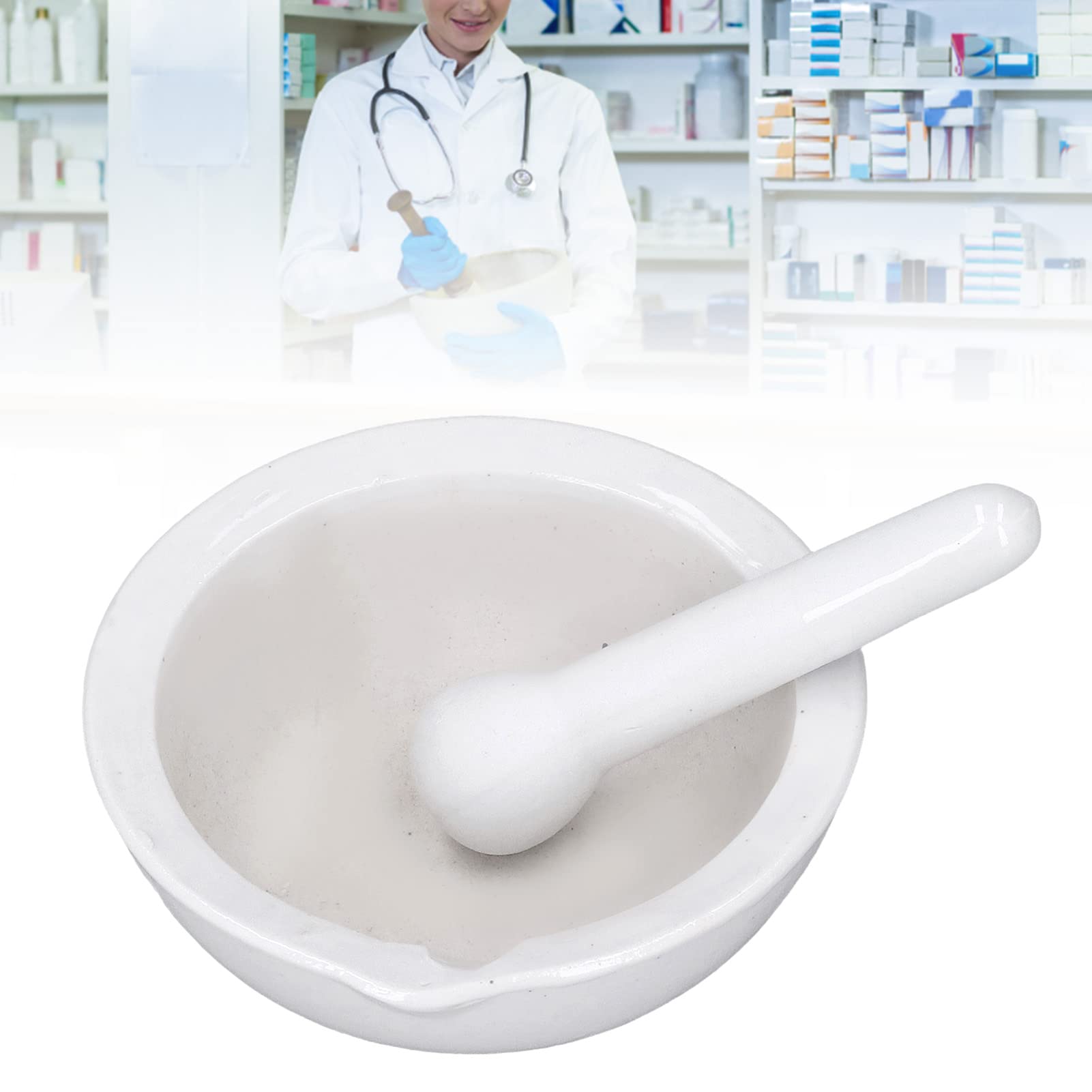 Tyenaza Juego De 5 Morteros De Cerámica 100 Ml Resistentes Al Calor Químico Suministros De Laboratorio Científico