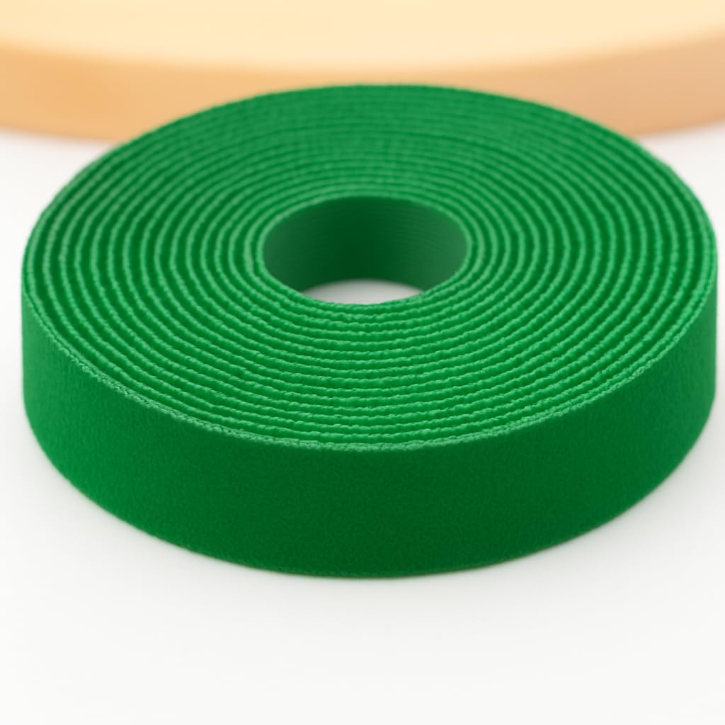ADAPTOLL Cırt Cırt Sabitleyici Kablo Düzenleyici 5 metre x 1cm Kanca ve Döngü Kayışları, Tekrar Kullanılabilir, Çift Taraflı Kanca Rulo Düzenleyici Kayışlar, Bağlama Bandı (Sarı)
